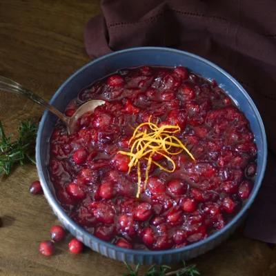 Cosmopolitan Cranberry Sauce