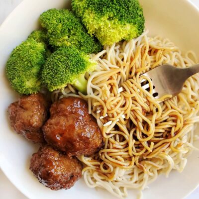 Honey Ginger Asian Meatballs