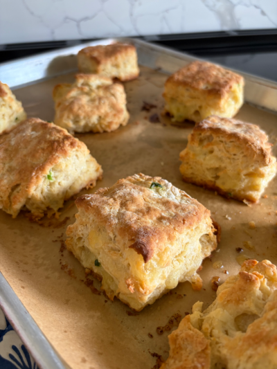 Cheddar Jalapeño Biscuits (Gluten Free)