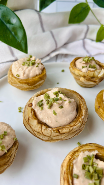Salmon Patê Stuffed Artichokes