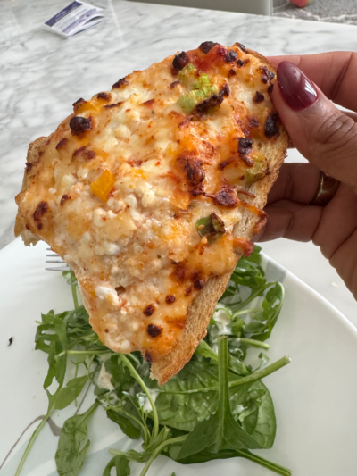 Spicy Cottage Cheese Toast