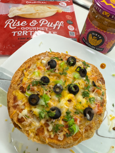 High Protein Mexican Pizzas