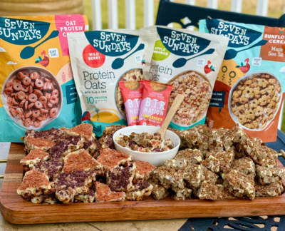 protein cereal streusel bark