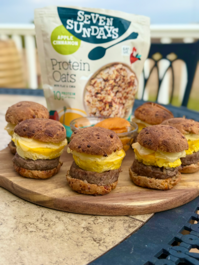 protein biscuit breakfast sandwich