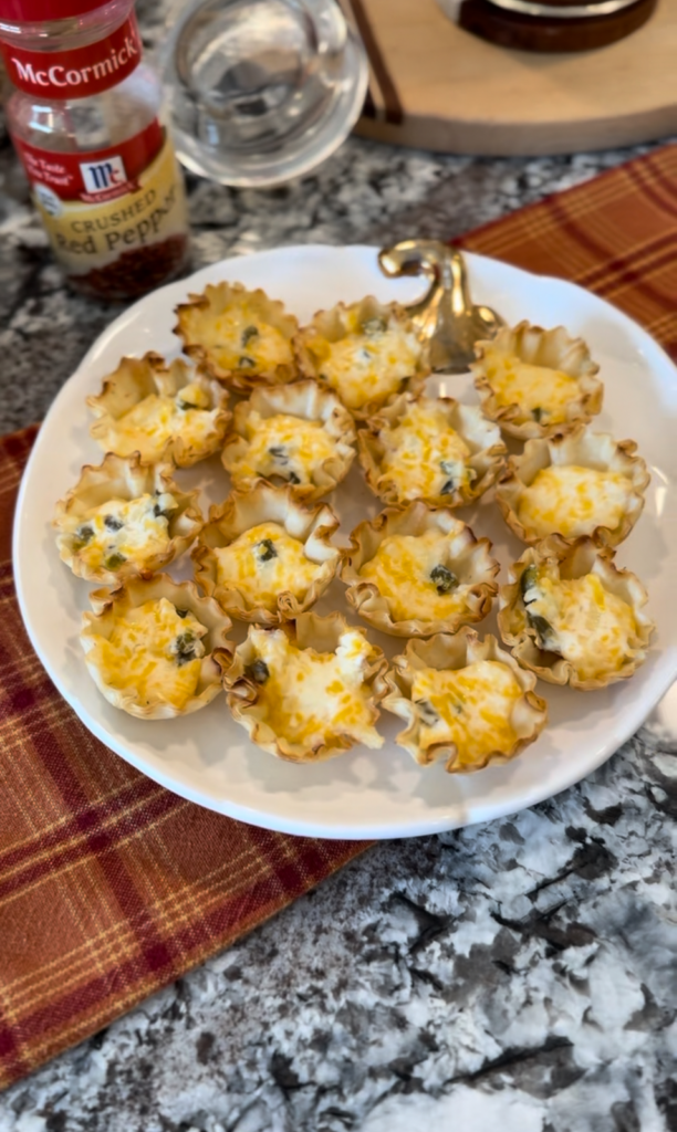 Jalapeño Popper Phyllo Shells by Heather Galati - FoodSocial