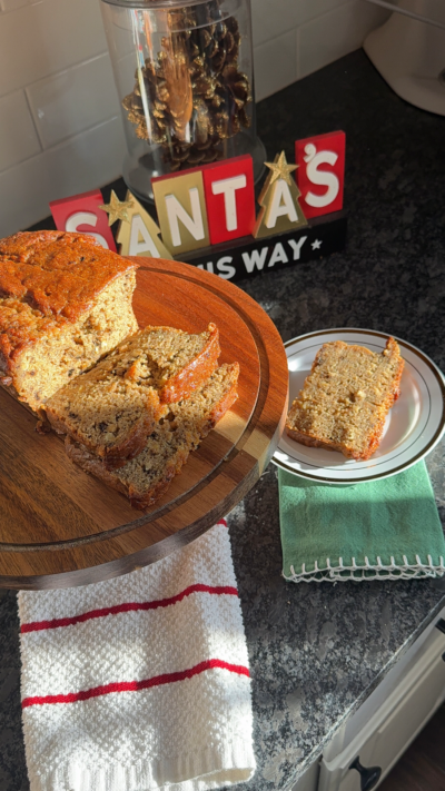 Cardamom Banana Bread