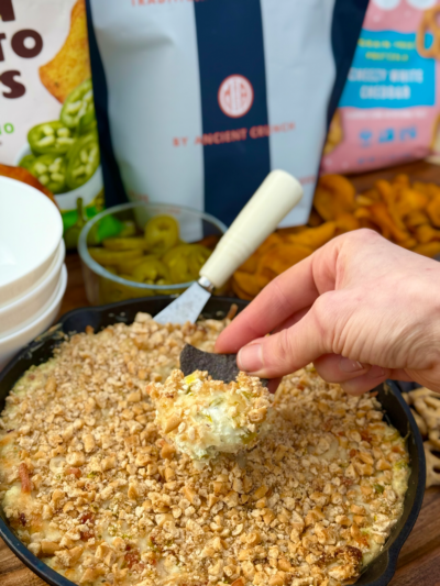 jalapeño popper protein dip