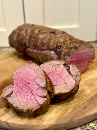 oven-baked beef tenderloin
