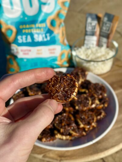 samoa protein pretzels