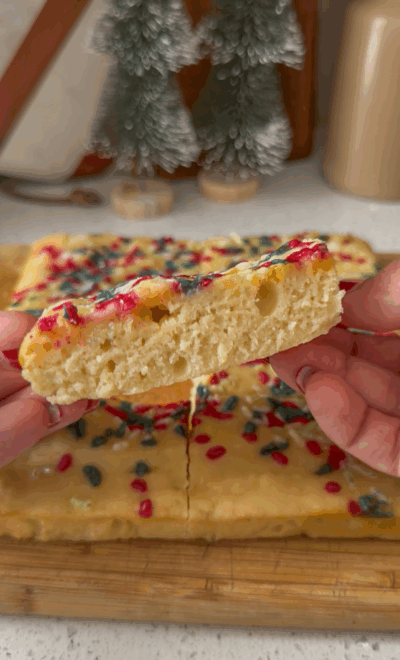 Sugar Cookie Pancake Bars