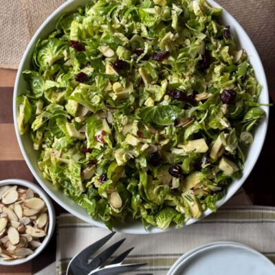 Shaved Brussels Sprout Salad