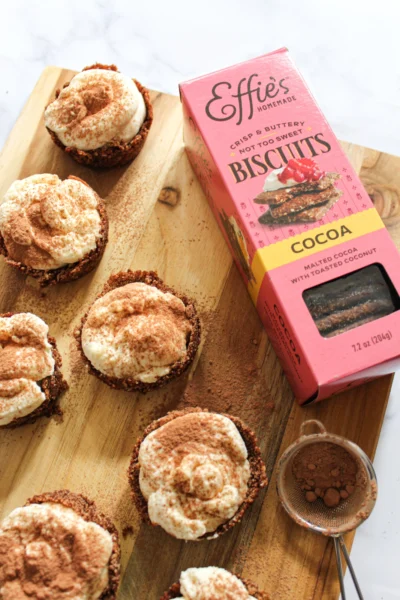 Cocoa Biscuit Tiramisu Cups