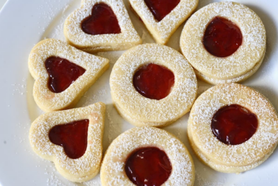 Authentic Linzer Cookies (Linzer Kekse)