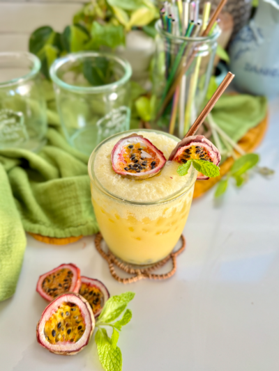 Passion Fruit Curd Mocktail