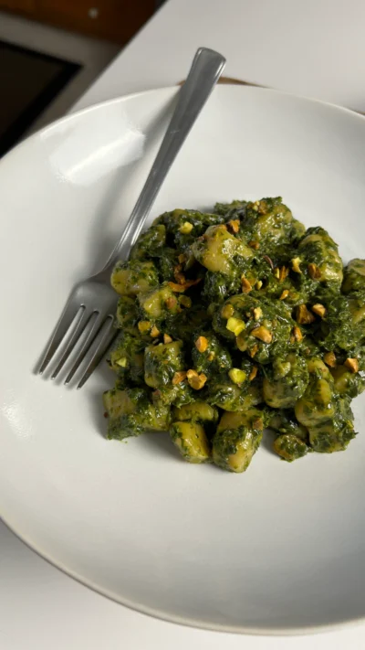 Creamy Pesto Gnocchi