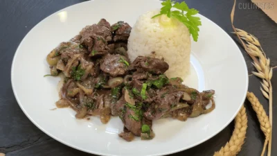 Chicken livers with onions, a delicious and easy recipe!
