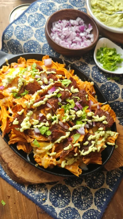 Sweet Potato Pub Crack (Loaded Nachos)