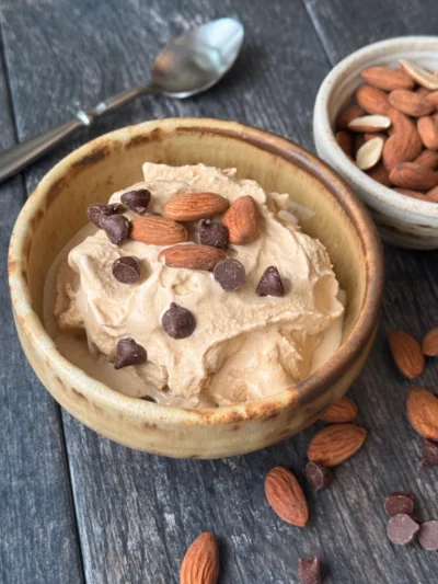 Chocolate Chip Almond Ice Cream