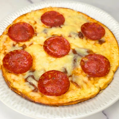Cottage Cheese Pizza Crust with Coconut Flour (High Protein & Keto)