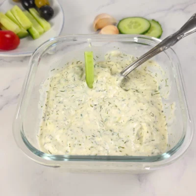 Tzatziki Sauce with Cottage Cheese – High Protein Low Carb Sauce