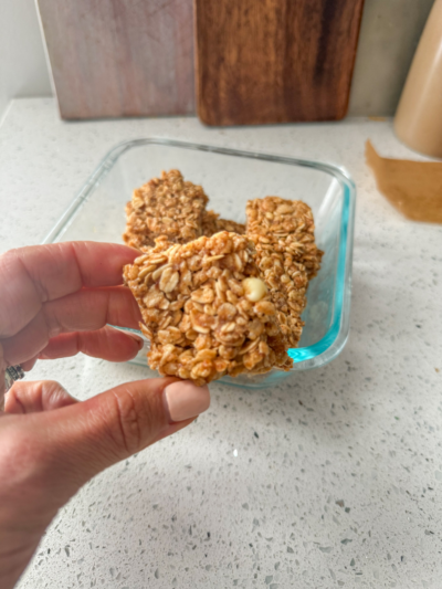 White Chocolate Granola Bites