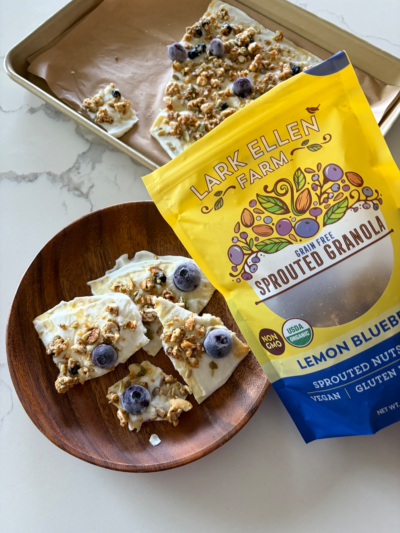 Lemon Blueberry Yogurt Bark