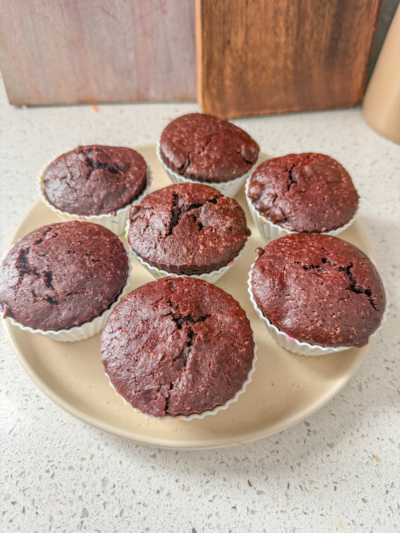 Double Chocolate Veggie Muffins