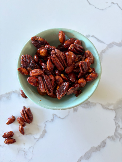 Maple Soy Glazed Nuts