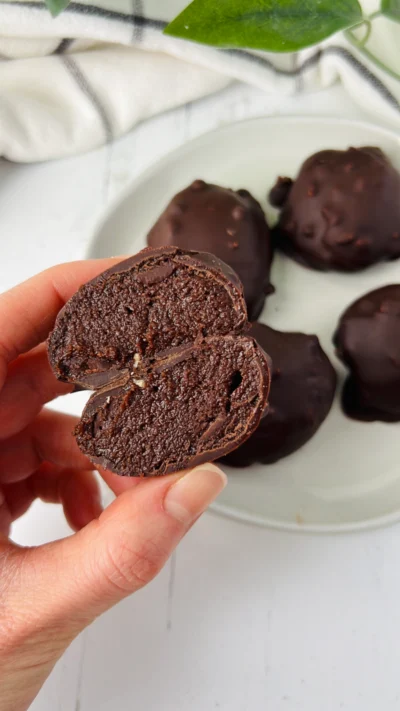 Brownie Batter Truffles (GF/DF)