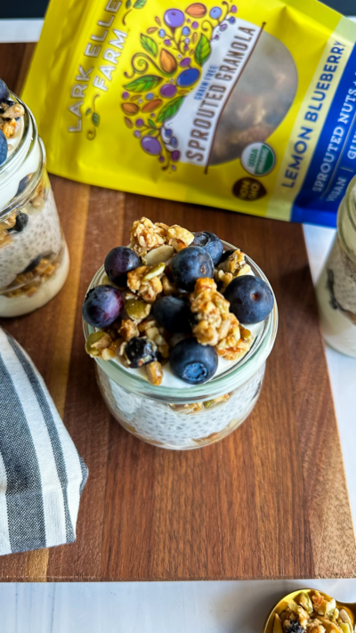 Lemon Blueberry Layered Parfaits