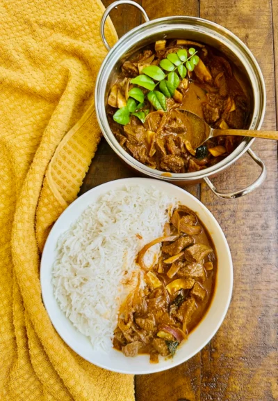 Curried Beef Stew with Coconut