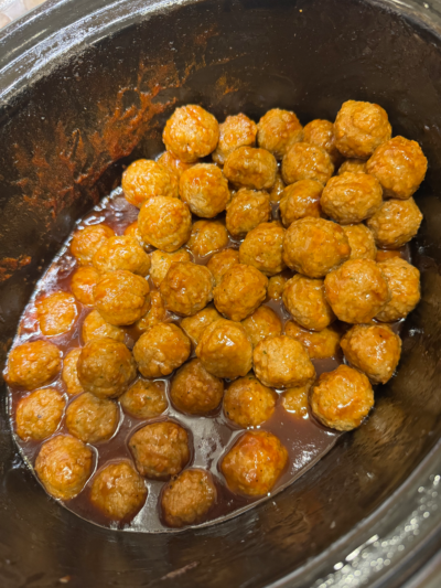 Crockpot BBQ Meatballs