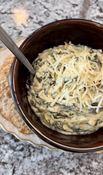 Crockpot Spinach Dip