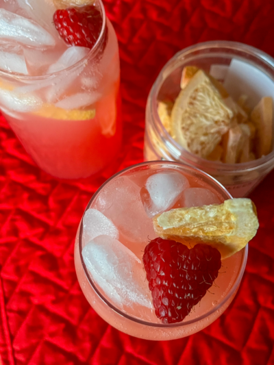 Raspberry Citrus Spritzer Mocktail
