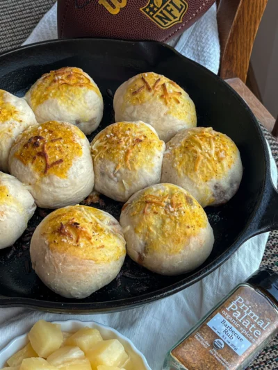 Hawaiian Pizza Pull Apart Bread