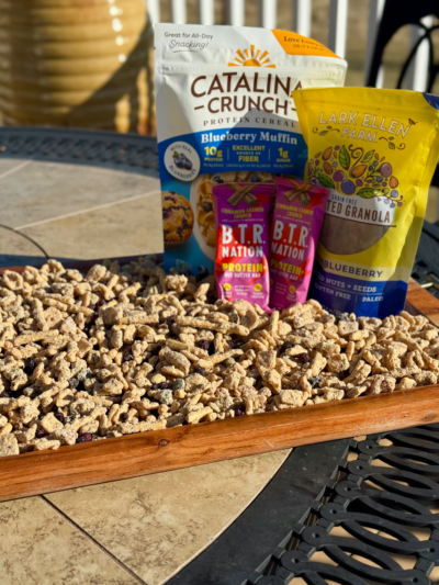 blueberry muffin streusel protein puppy chow