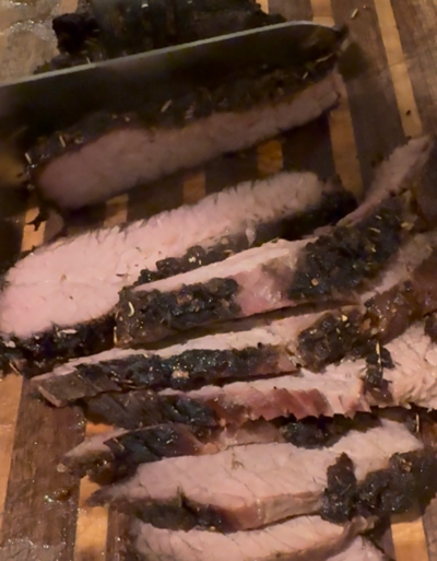 Gas Grilled Smoked Brisket