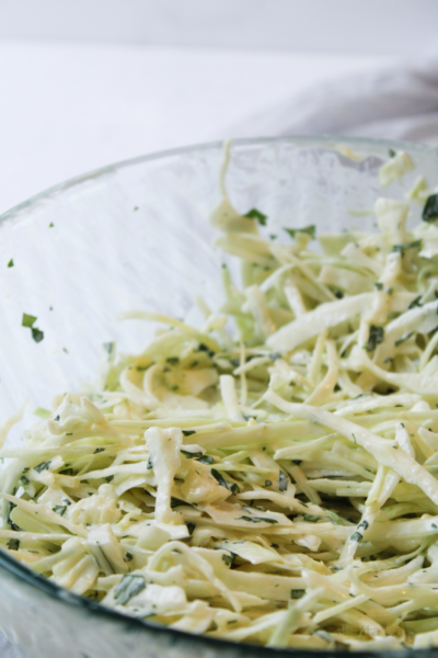 Wasabi Cabbage Slaw