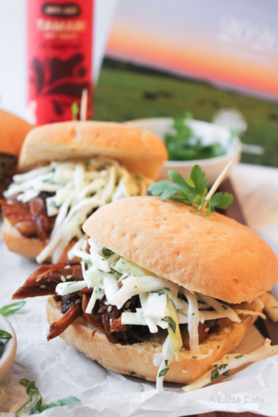 Teriyaki-Inspired Chicken Sliders with Wasabi Cabbage Slaw (Gluten-Free Dairy-Free)