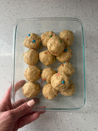 Monster Cookie Dough Balls