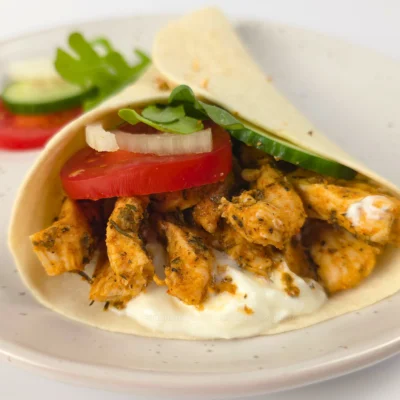 Keto Chicken Gyros Meat with Cottage Cheese Marinate