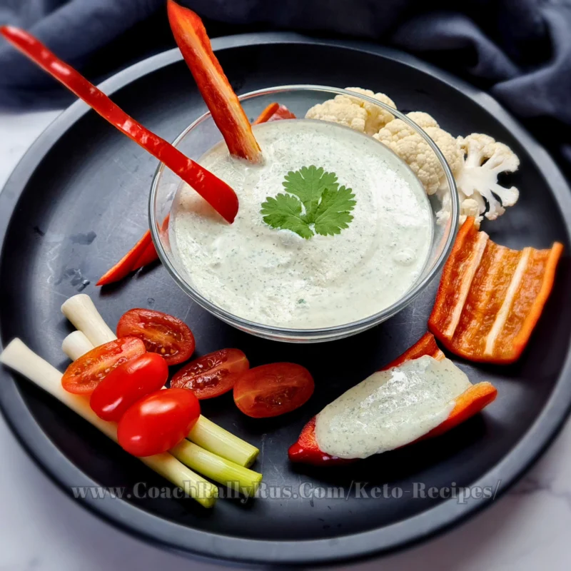 Creamy Ranch Dip with Cottage Cheese – High Protein Low Carb by rallyrus - FoodSocial