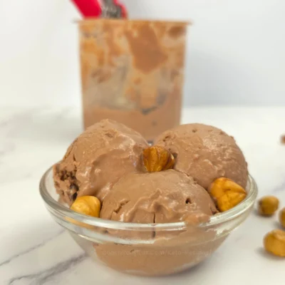 Nutella Cottage Cheese Ice Cream for Ninja Creami