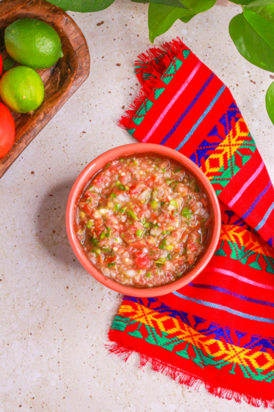 Salsa Cruda (Raw Tomato Salsa)
