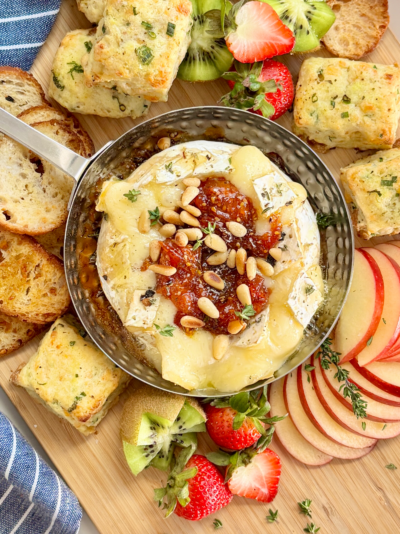 Baked Brie with Tomato Jam