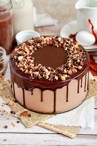 Chocolate Bacon Cake (DF & GF Option)