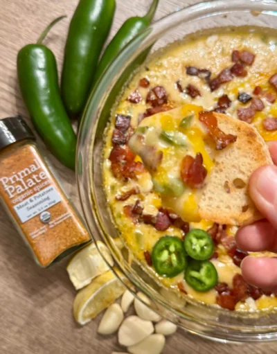 Cheesy Jalapeno Popper & Bacon Dip
