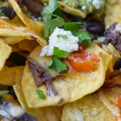 Loaded Brisket Nachos