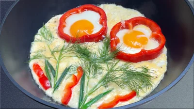 Valentine’s Day Breakfast | Fried Egg Flower