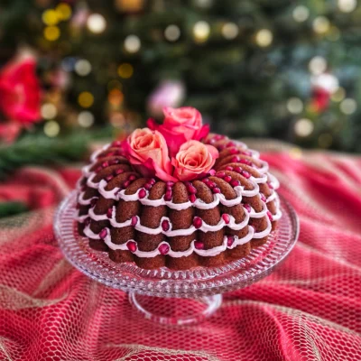 Olive Oil & Dried Figs Bundt Cake